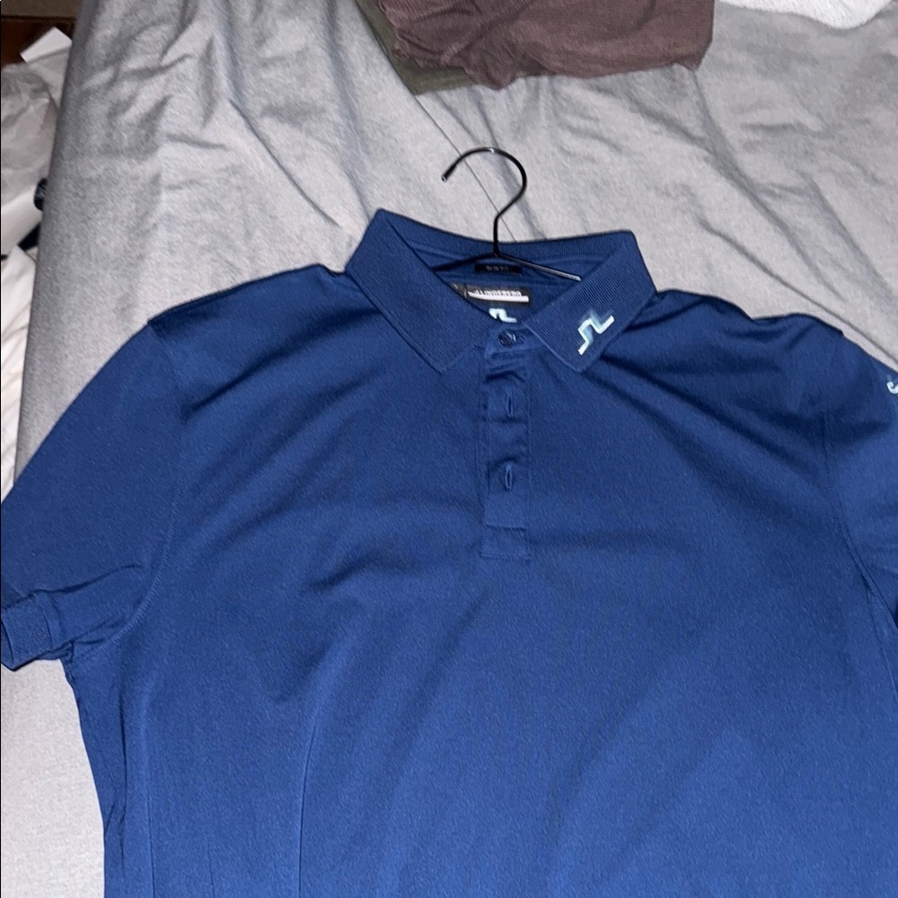 J.Lindeberg Navy Polo Shirt